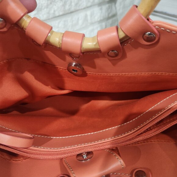 Bamboo handle purse - Picture 4 of 6